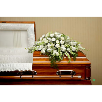 Special - All White Casket Spray