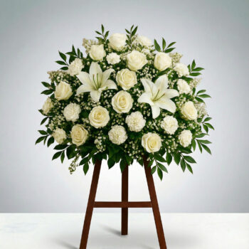 Special - All White Casket Spray