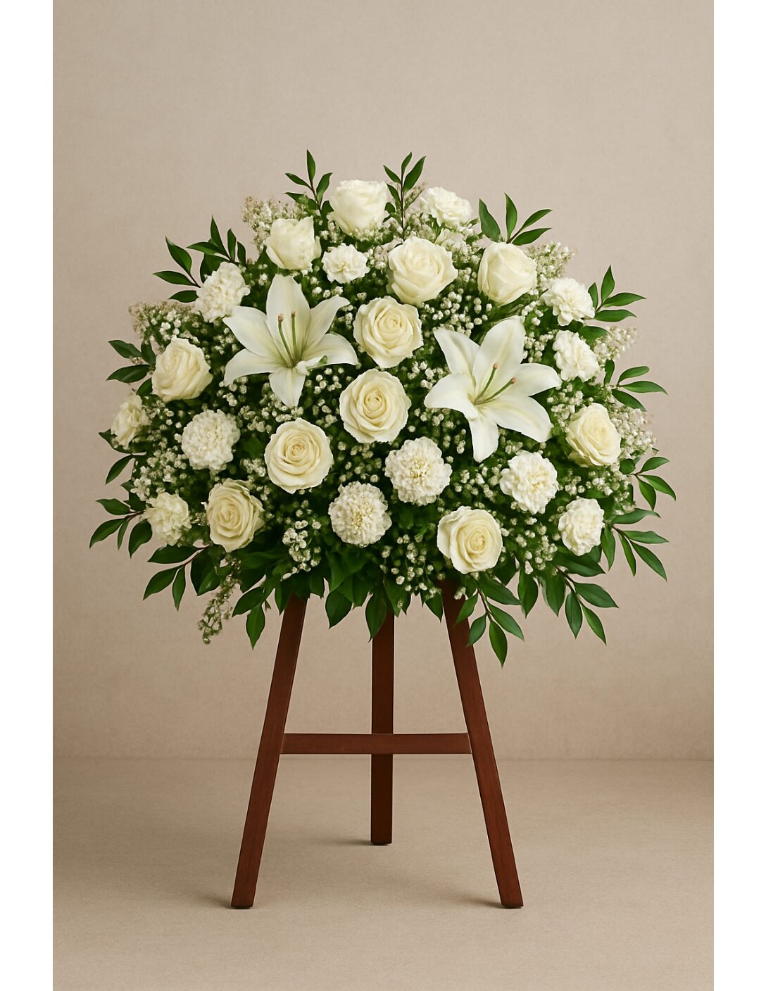 Special - All White Casket Spray