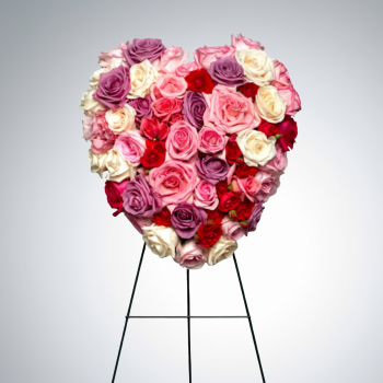 Loving Heart Standing Spray